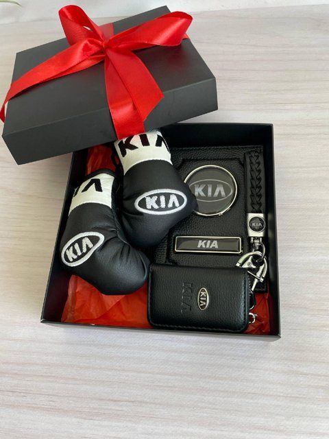 Набір 4в1: обкладинка + боксери + чохол + брелок Kia S07-111748506 фото