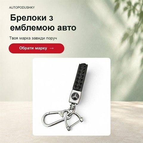 Брелоки з емблемою авто